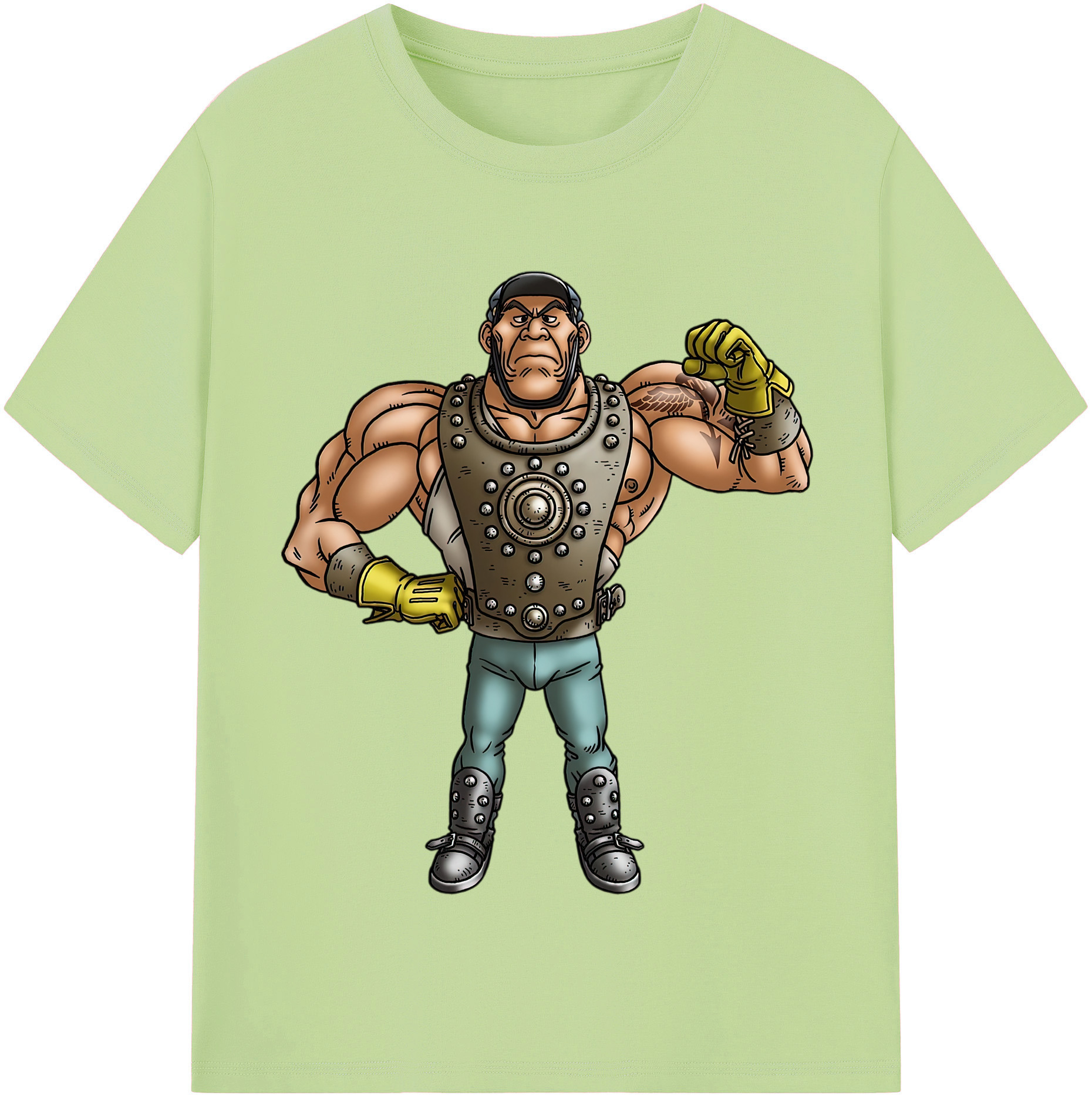 （画像用） ドラゴンクエスト Doragon Kuesuto Dragon Quest 綿100％半袖Tシャツ（フロントプリント）